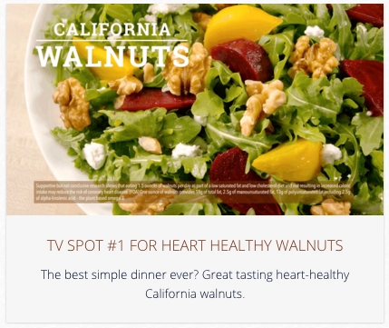 California salad with Walnuts