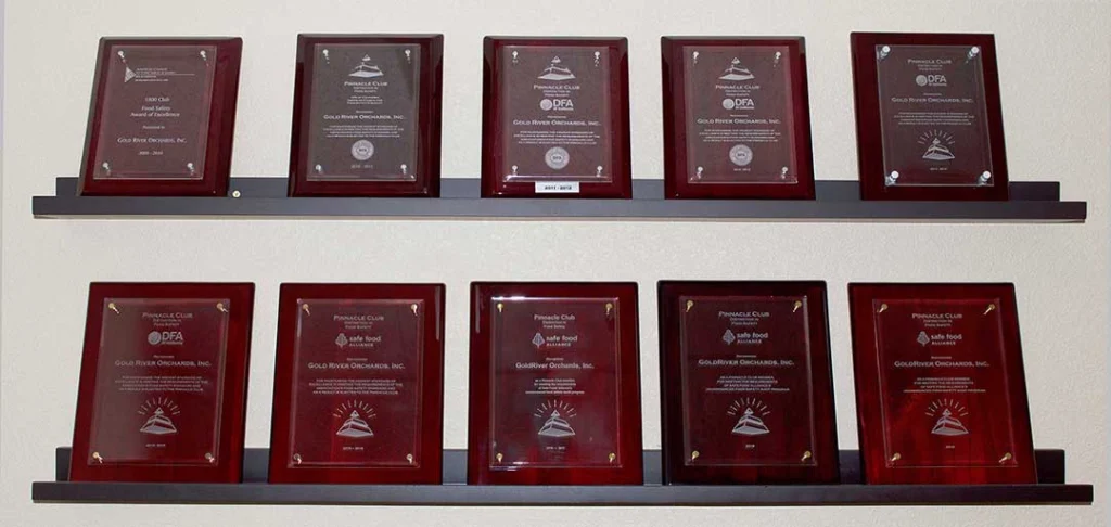 Image of Awards on a shelf